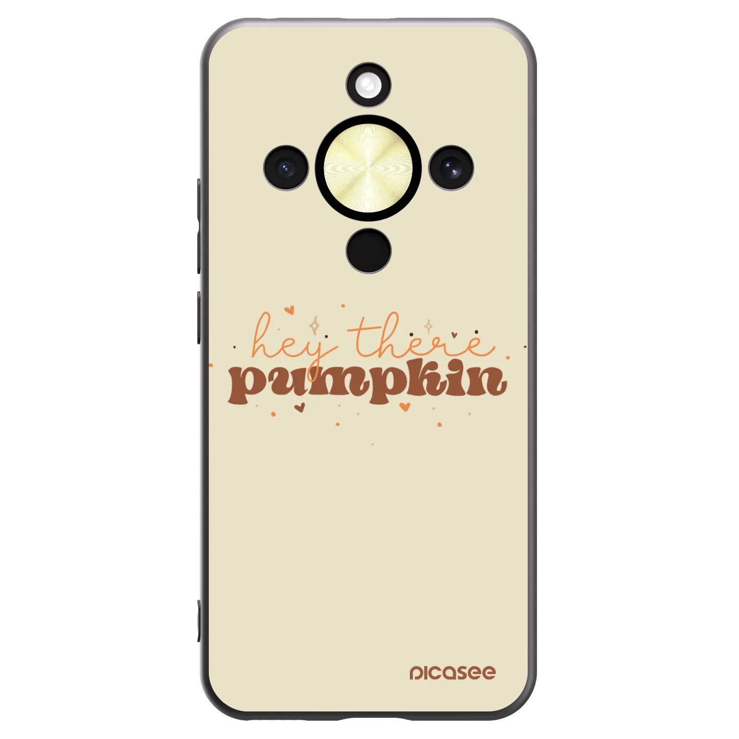 Picasee silikónový čierny obal pre Honor Magic8 Lite 5G - Hey there pumpkin