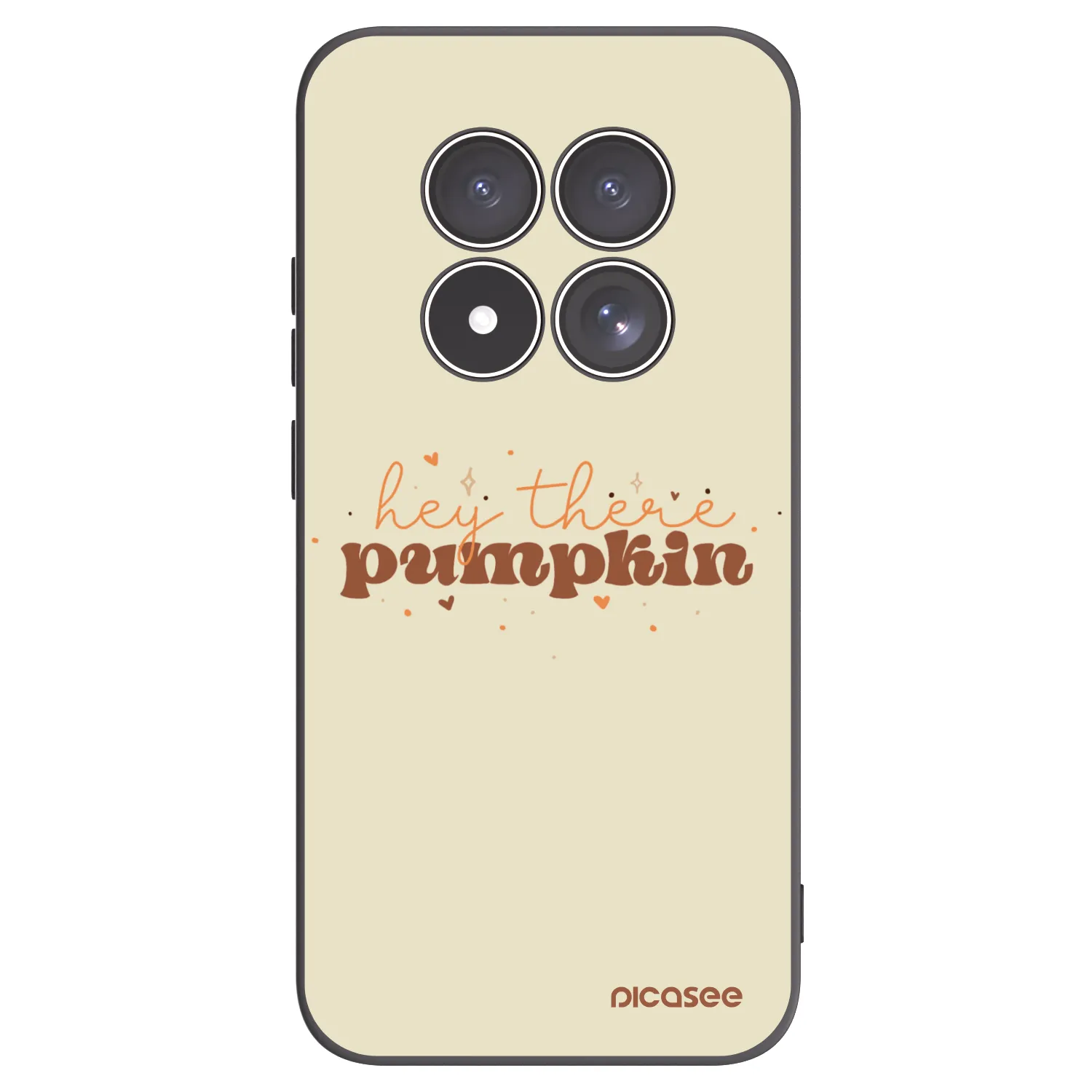 Picasee silikónový čierny obal pre Xiaomi Redmi Note 15 Pro 5G - Hey there pumpkin