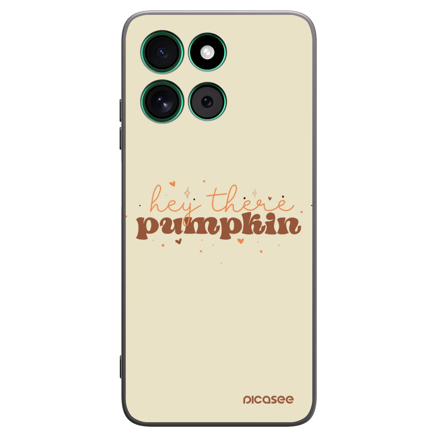 Picasee silikónový čierny obal pre Motorola Moto G57 Power - Hey there pumpkin