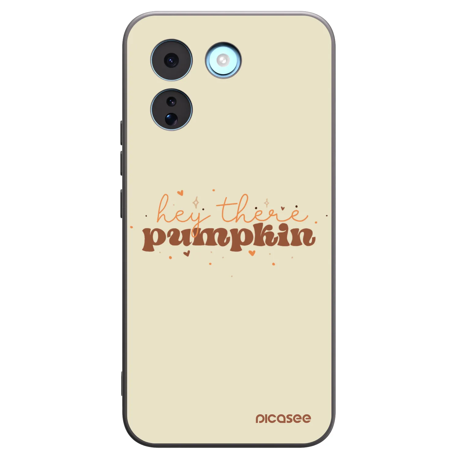 Picasee silikónový čierny obal pre Xiaomi Redmi Note 17 Pro MAX 5G - Hey there pumpkin