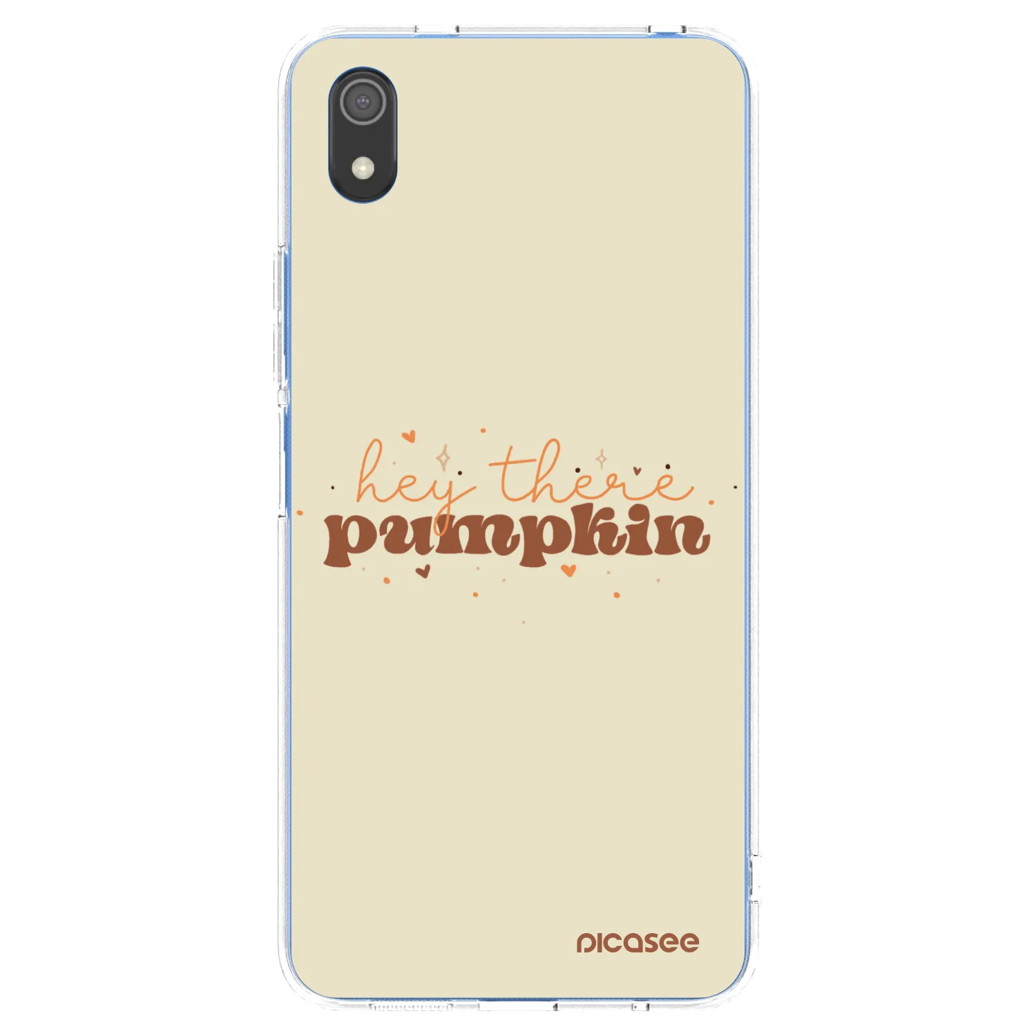 Picasee silikónový prehľadný obal pre Xiaomi Redmi 7A - Hey there pumpkin
