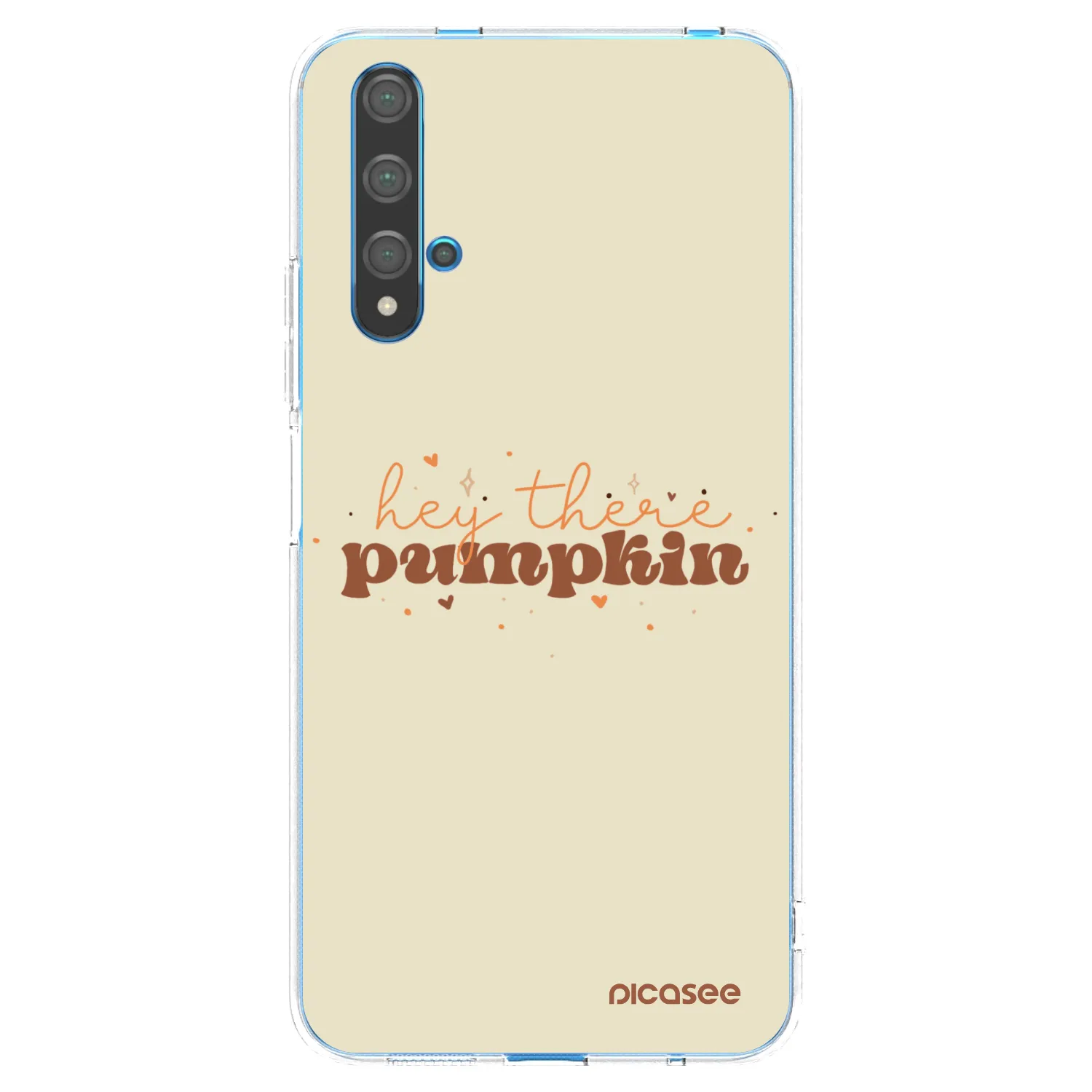 Picasee silikónový prehľadný obal pre Huawei Nova 5T - Hey there pumpkin