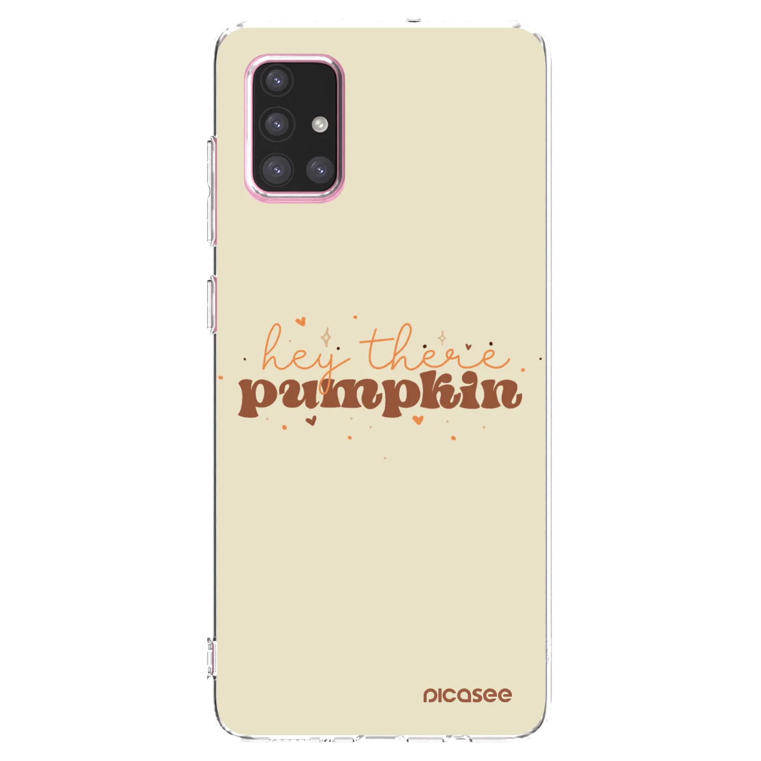 Picasee silikónový prehľadný obal pre Samsung Galaxy A71 A715F - Hey there pumpkin