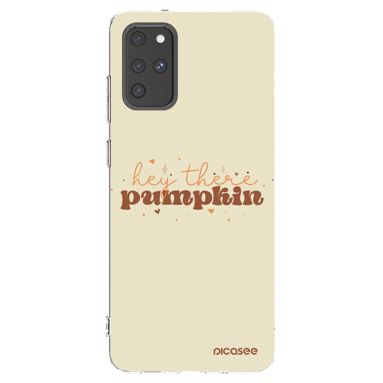 Picasee silikónový prehľadný obal pre Samsung Galaxy S20+ G985F - Hey there pumpkin