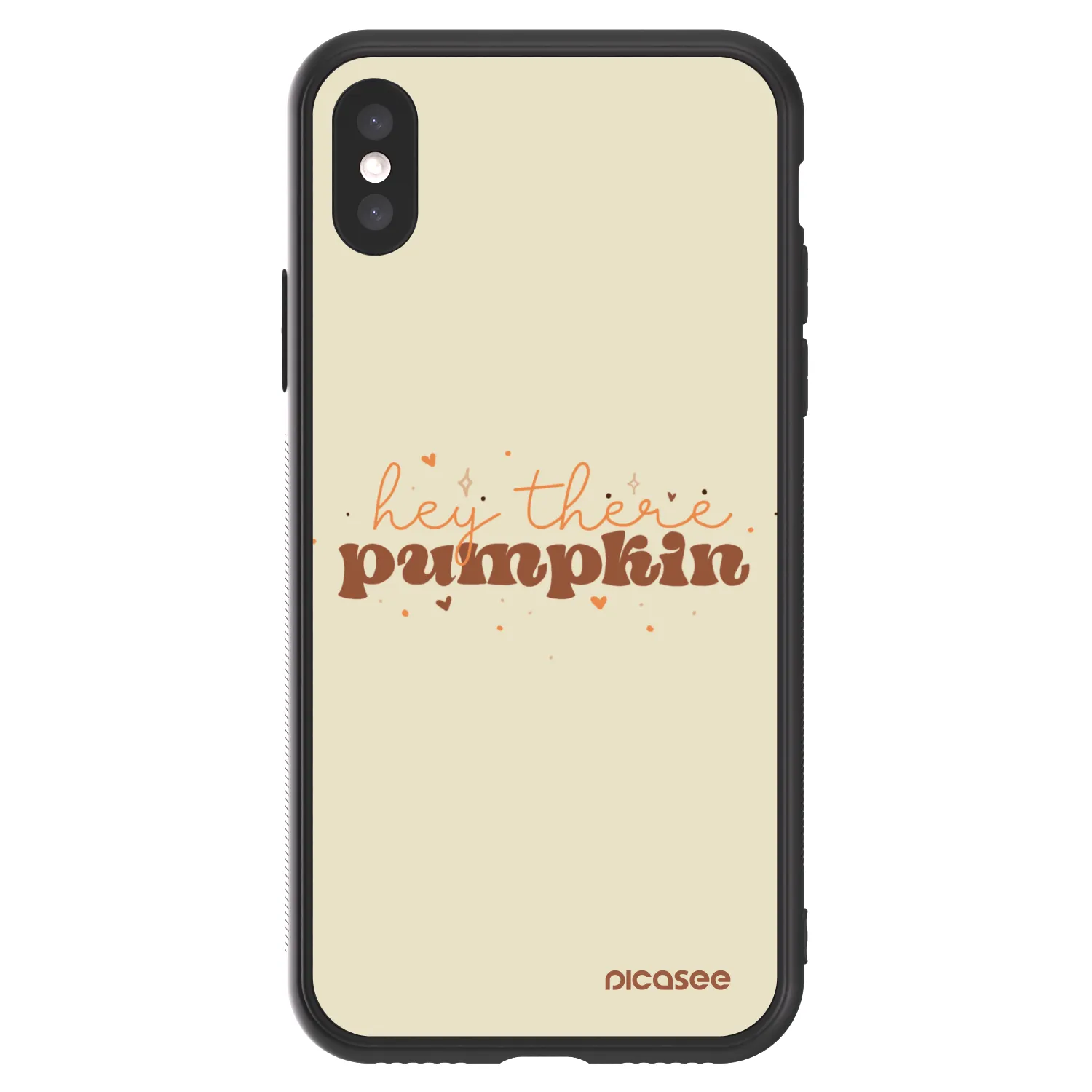 Picasee ULTIMATE CASE pro Apple iPhone X/XS - Hey there pumpkin