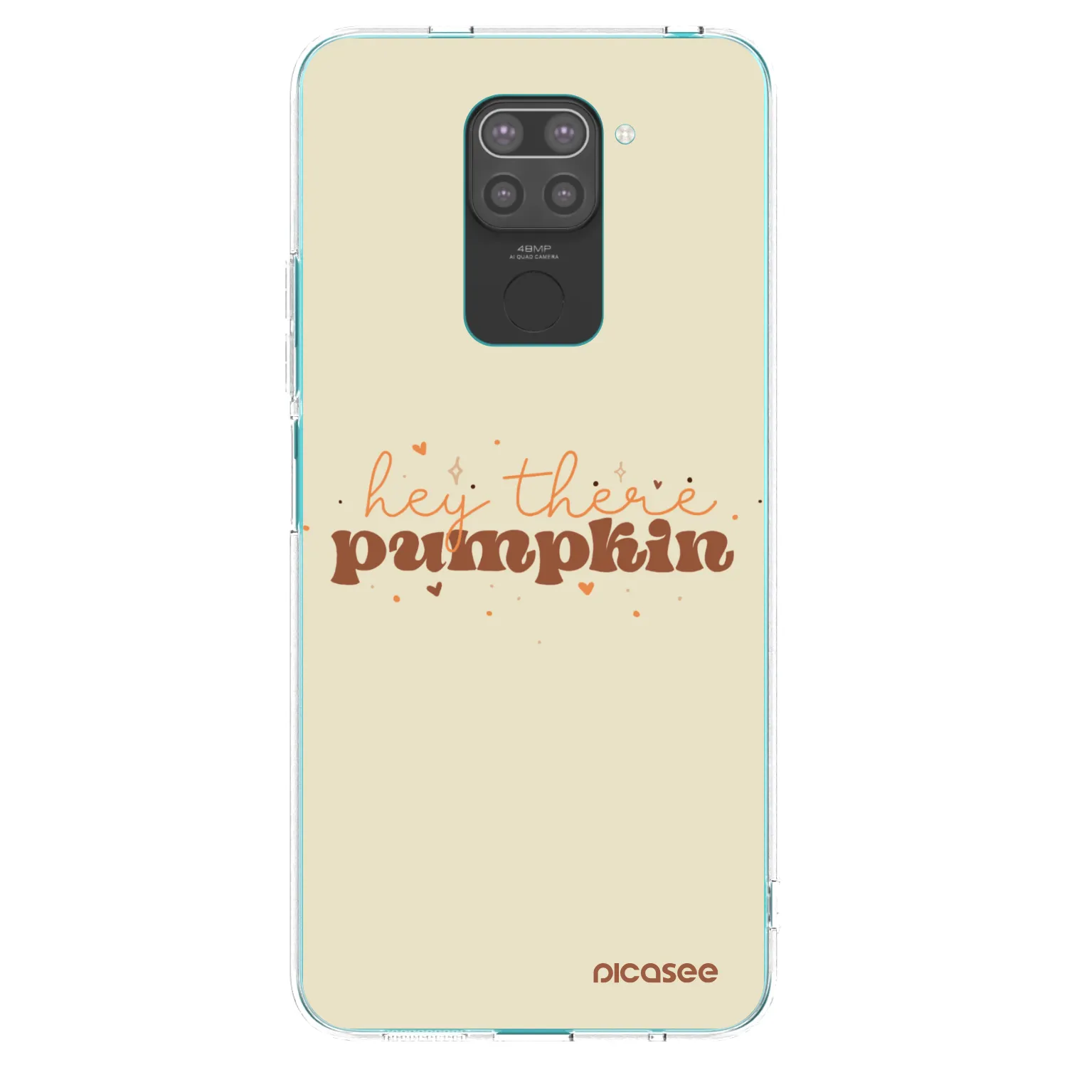 Picasee silikónový čierny obal pre Xiaomi Redmi Note 9 - Hey there pumpkin