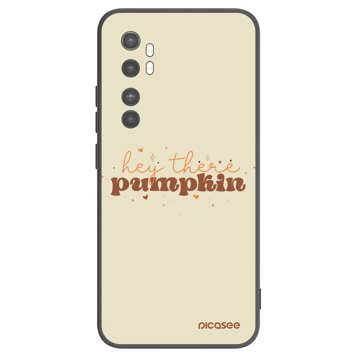 Picasee silikónový čierny obal pre Xiaomi Mi Note 10 Lite - Hey there pumpkin