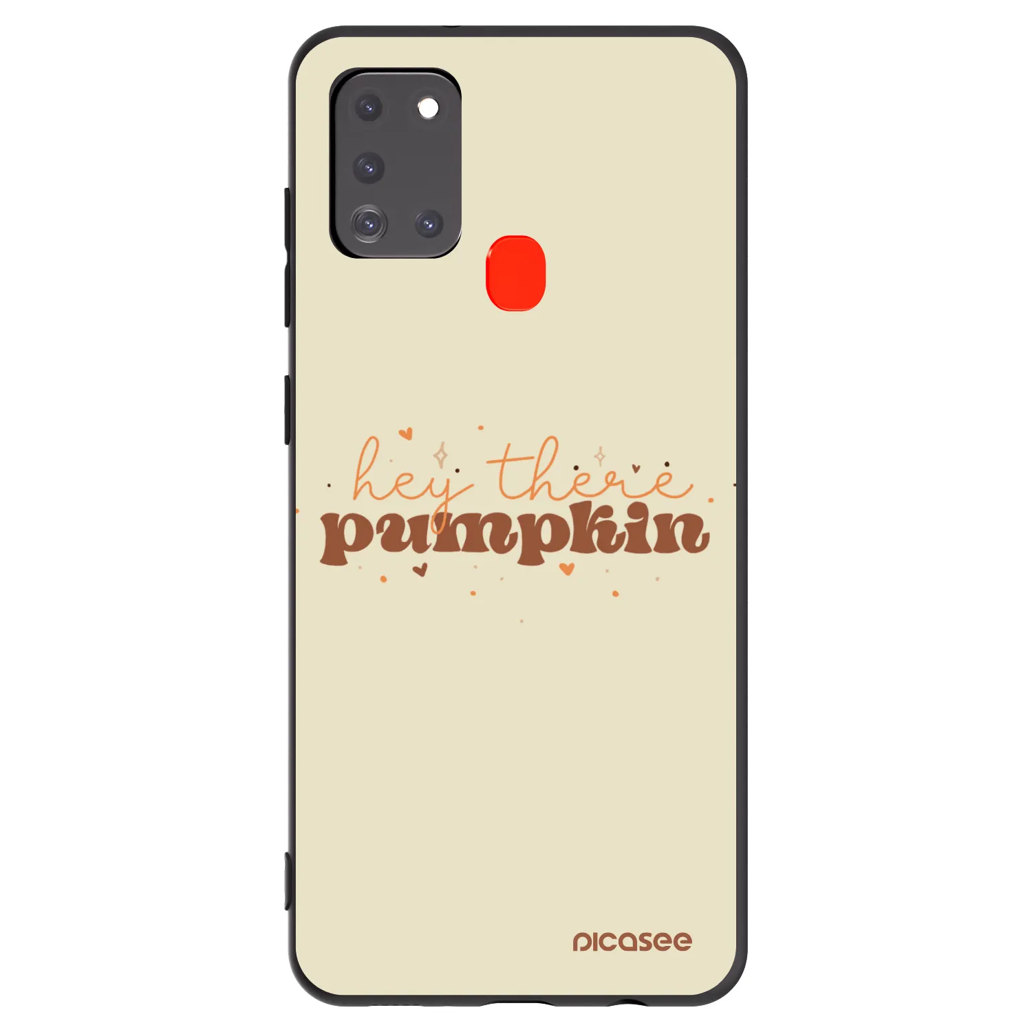 Picasee silikónový čierny obal pre Samsung Galaxy A21s - Hey there pumpkin