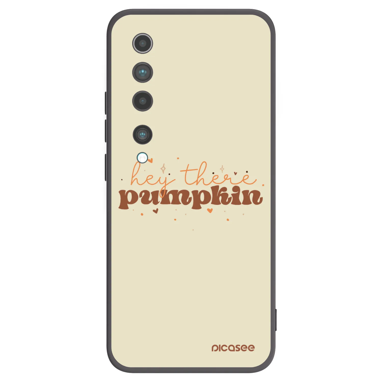 Picasee silikónový čierny obal pre Xiaomi Mi 10 - Hey there pumpkin