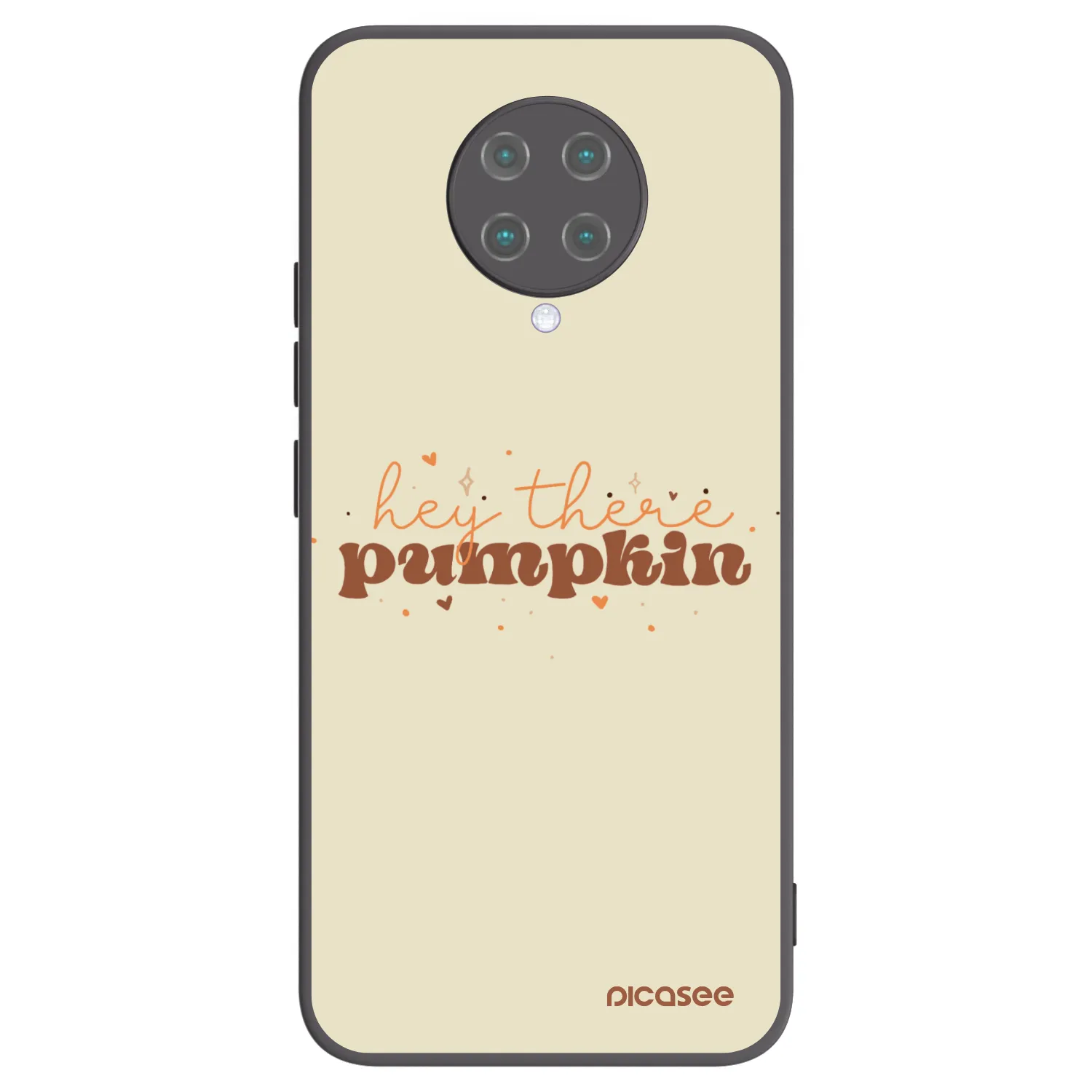 Picasee silikónový čierny obal pre Xiaomi Poco F2 Pro - Hey there pumpkin
