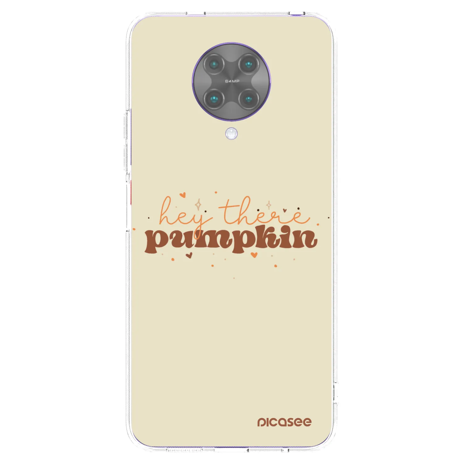 Picasee silikónový prehľadný obal pre Xiaomi Poco F2 Pro - Hey there pumpkin