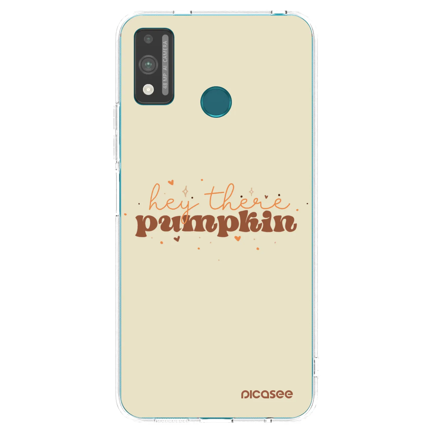 Picasee silikónový prehľadný obal pre Honor 9X Lite - Hey there pumpkin