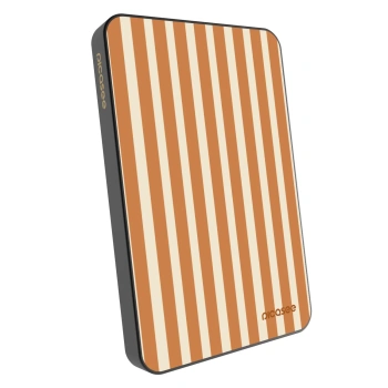 Powerbanka s MagSafe 5 000 mAh Šedá - Orange lines