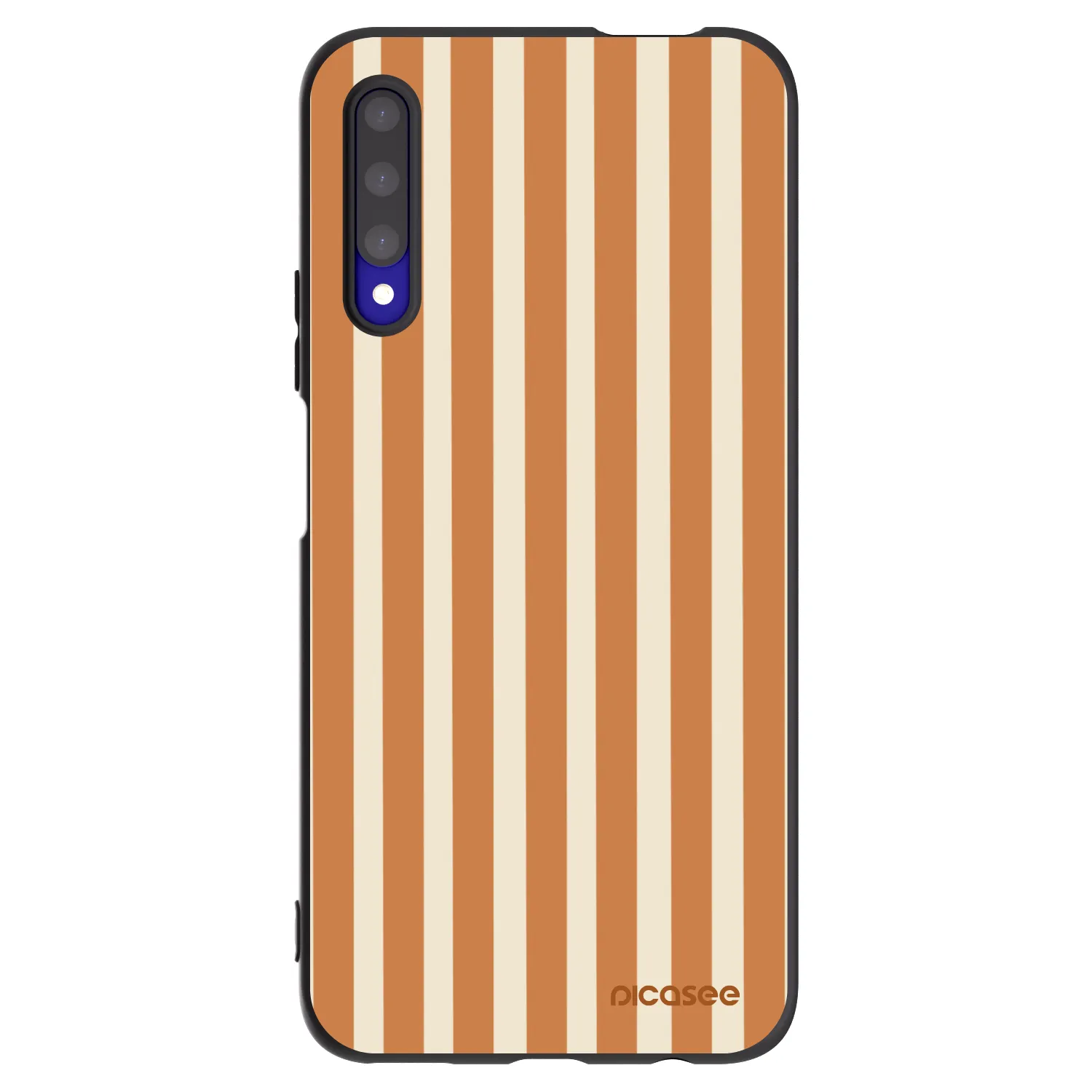 Picasee silikónový čierny obal pre Honor 9X Pro - Orange lines