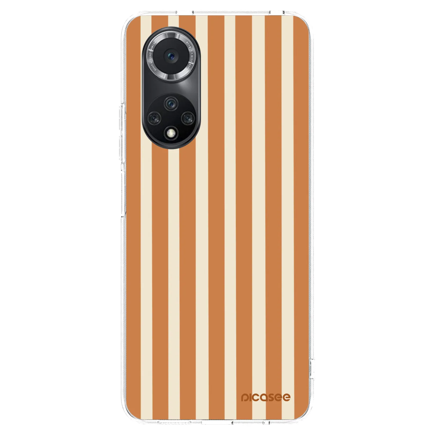 Picasee silikónový prehľadný obal pre Huawei Nova 9 SE - Orange lines