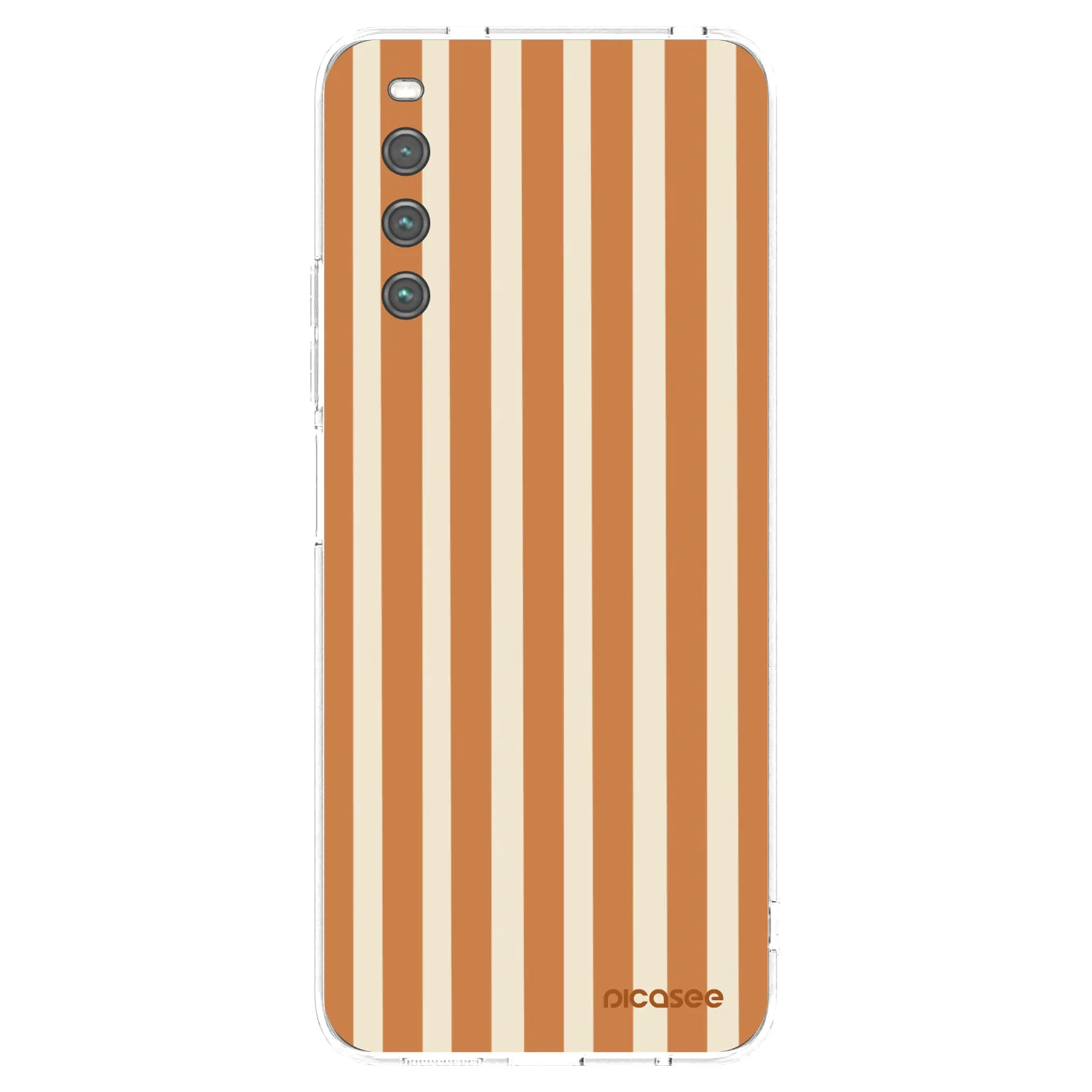 Picasee silikónový prehľadný obal pre Sony Xperia 10 IV 5G - Orange lines