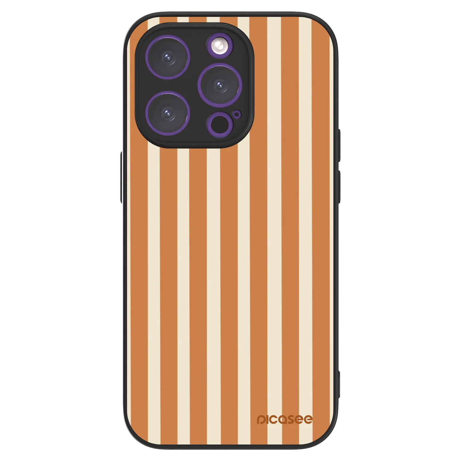 Picasee ULTIMATE CASE MagSafe pro Apple iPhone 14 Pro - Orange lines
