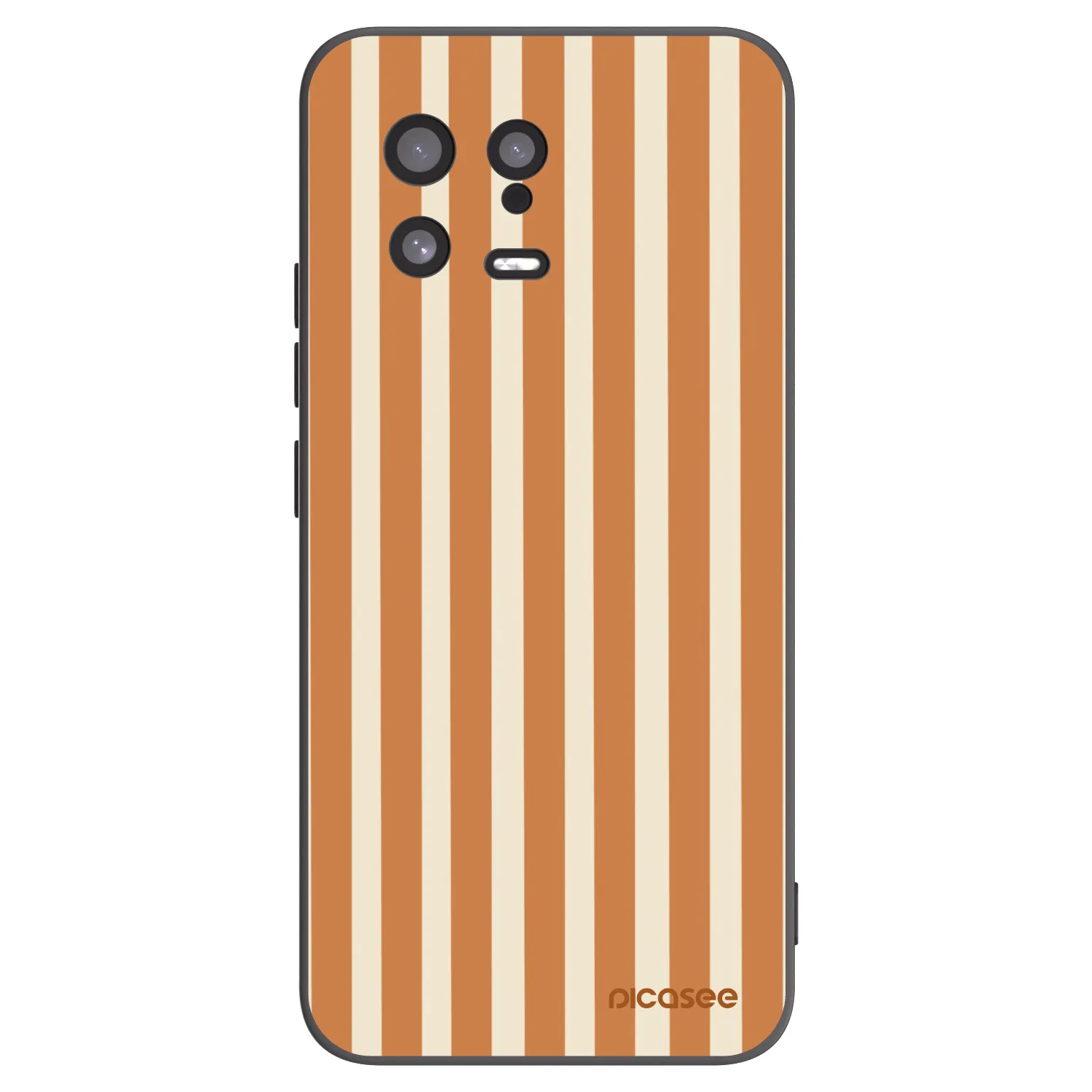 Picasee silikónový čierny obal pre Xiaomi 13 - Orange lines