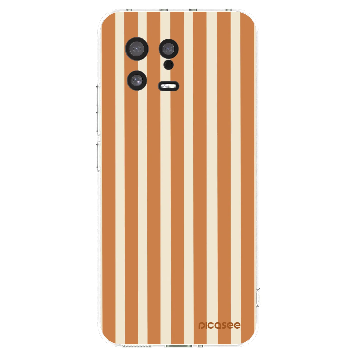 Picasee silikónový prehľadný obal pre Xiaomi 13 - Orange lines