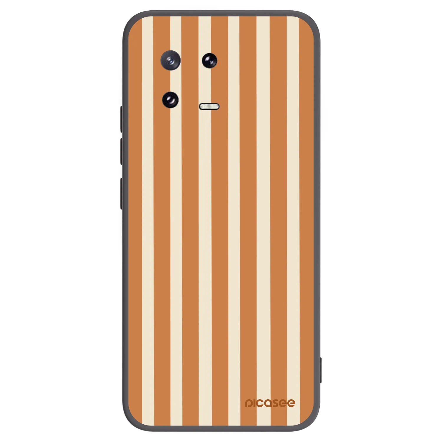 Picasee silikónový čierny obal pre Xiaomi 13 Pro - Orange lines
