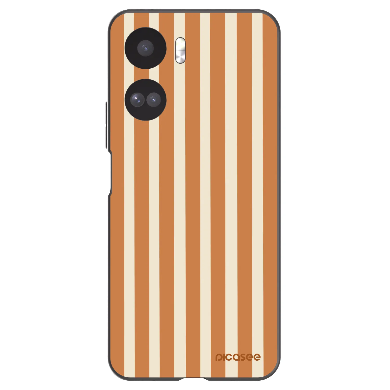 Picasee silikónový čierny obal pre Honor 90 Lite 5G - Orange lines