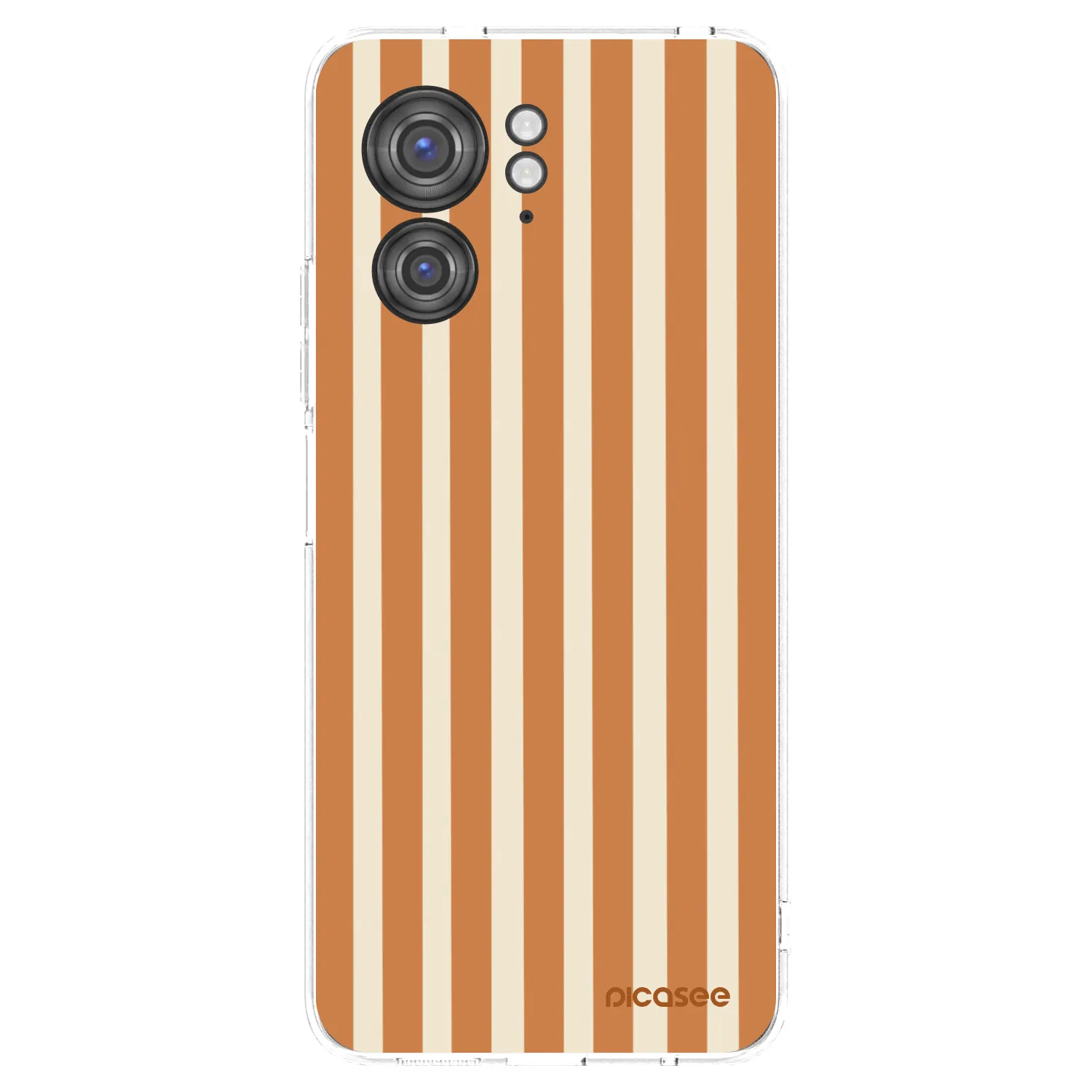 Picasee silikónový prehľadný obal pre Motorola Edge 40 - Orange lines