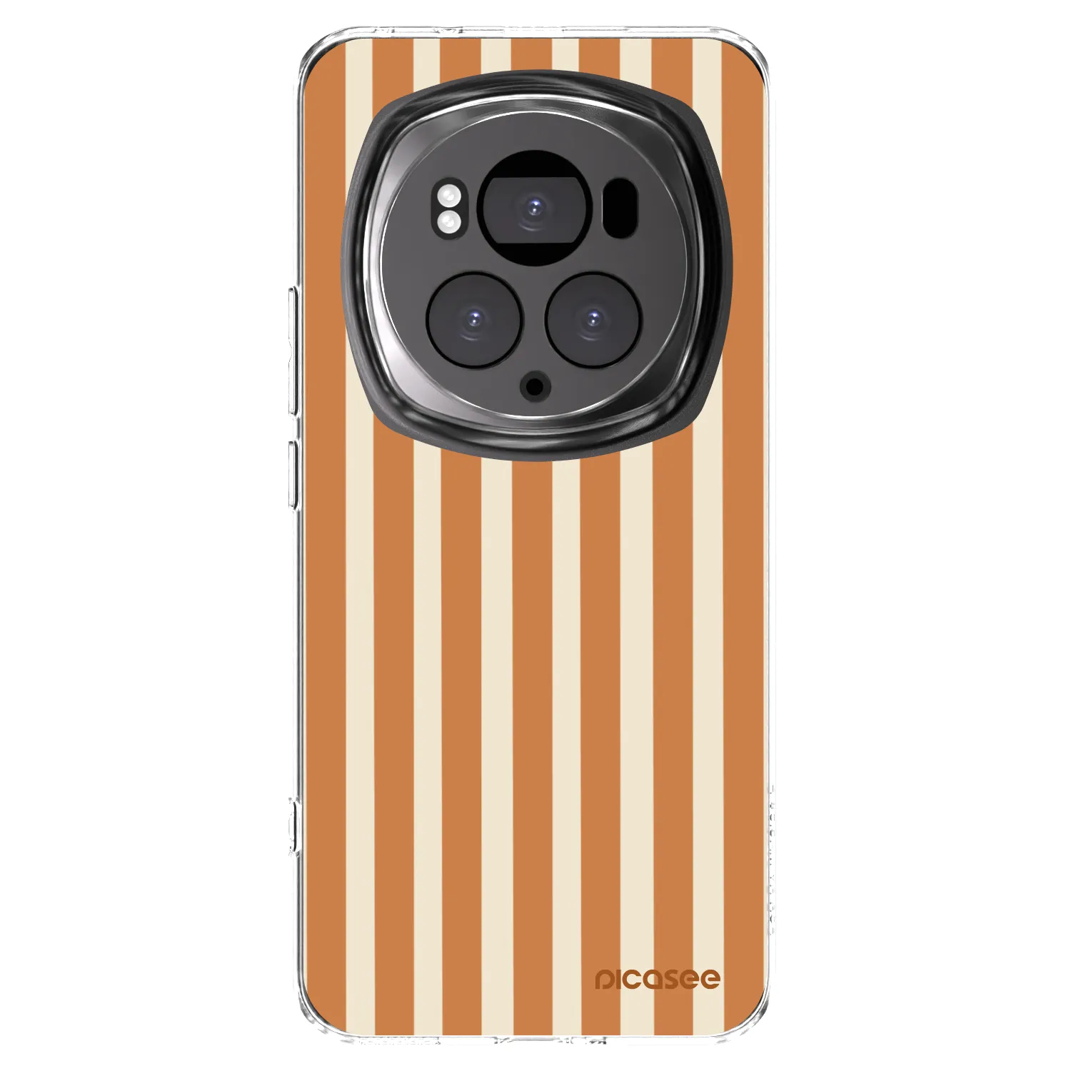 Picasee silikónový prehľadný obal pre Honor Magic6 Pro - Orange lines