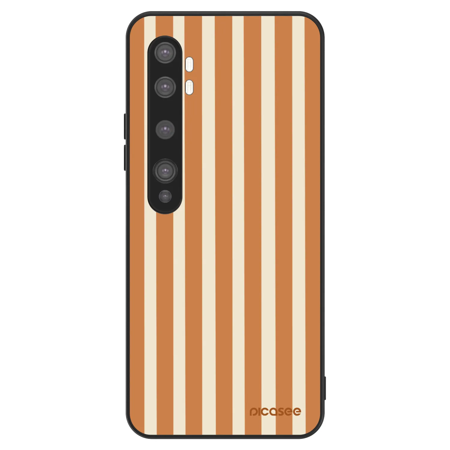 Picasee ULTIMATE CASE pro Xiaomi Mi Note 10 (Pro) - Orange lines