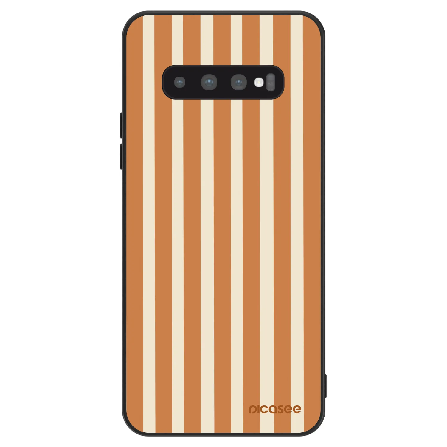 Picasee ULTIMATE CASE pro Samsung Galaxy S10 Plus G975 - Orange lines