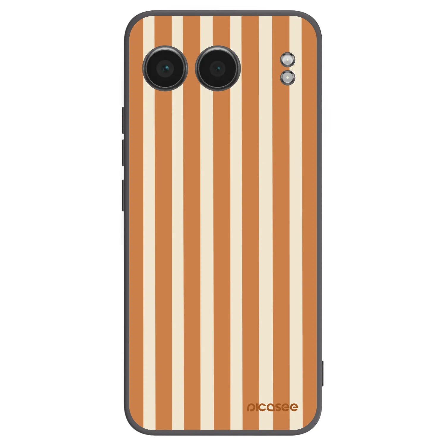 Picasee silikónový čierny obal pre OnePlus Nord 4 - Orange lines