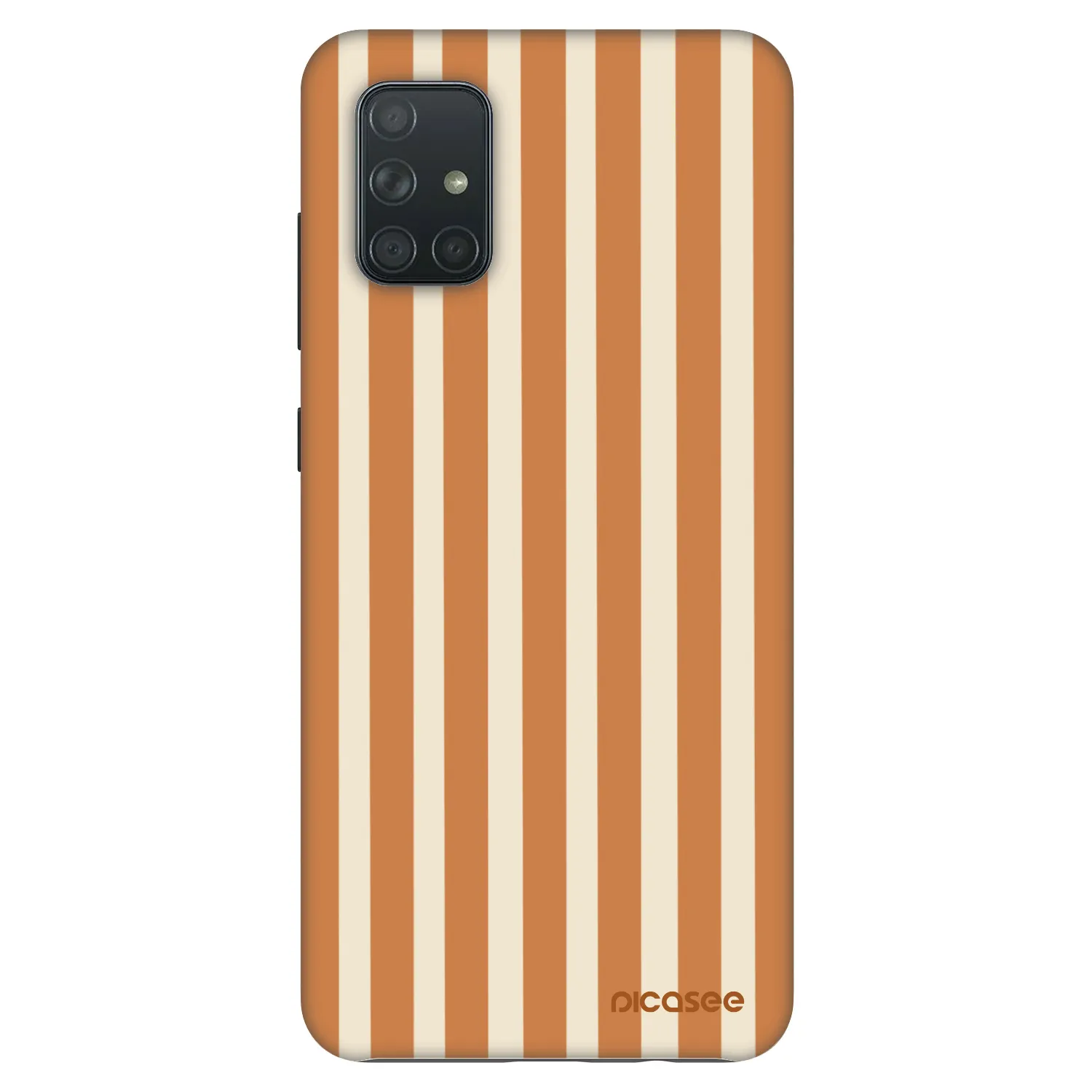 Picasee Fashion Case pre Samsung Galaxy A71 A715F - Orange lines