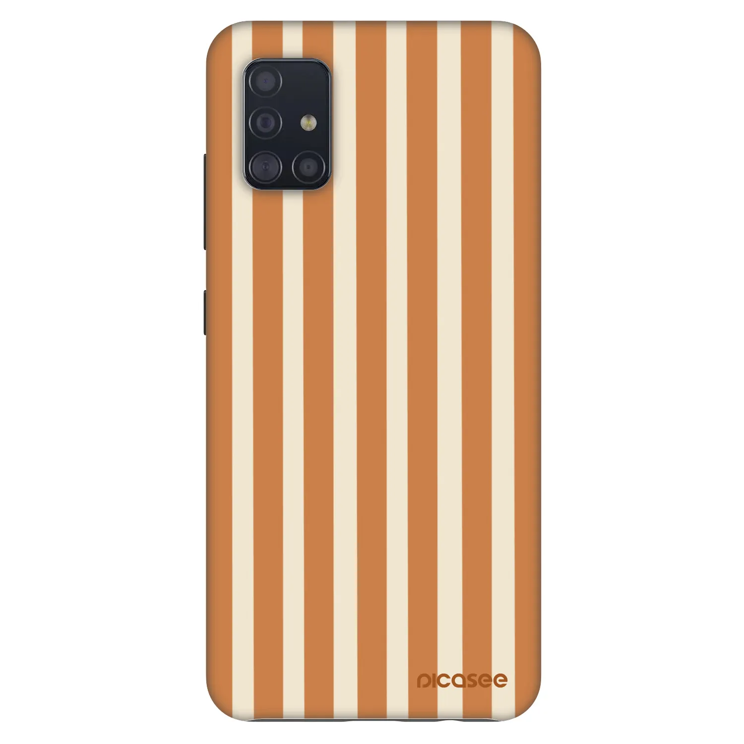 Picasee Fashion Case pre Samsung Galaxy A51 A515F - Orange lines
