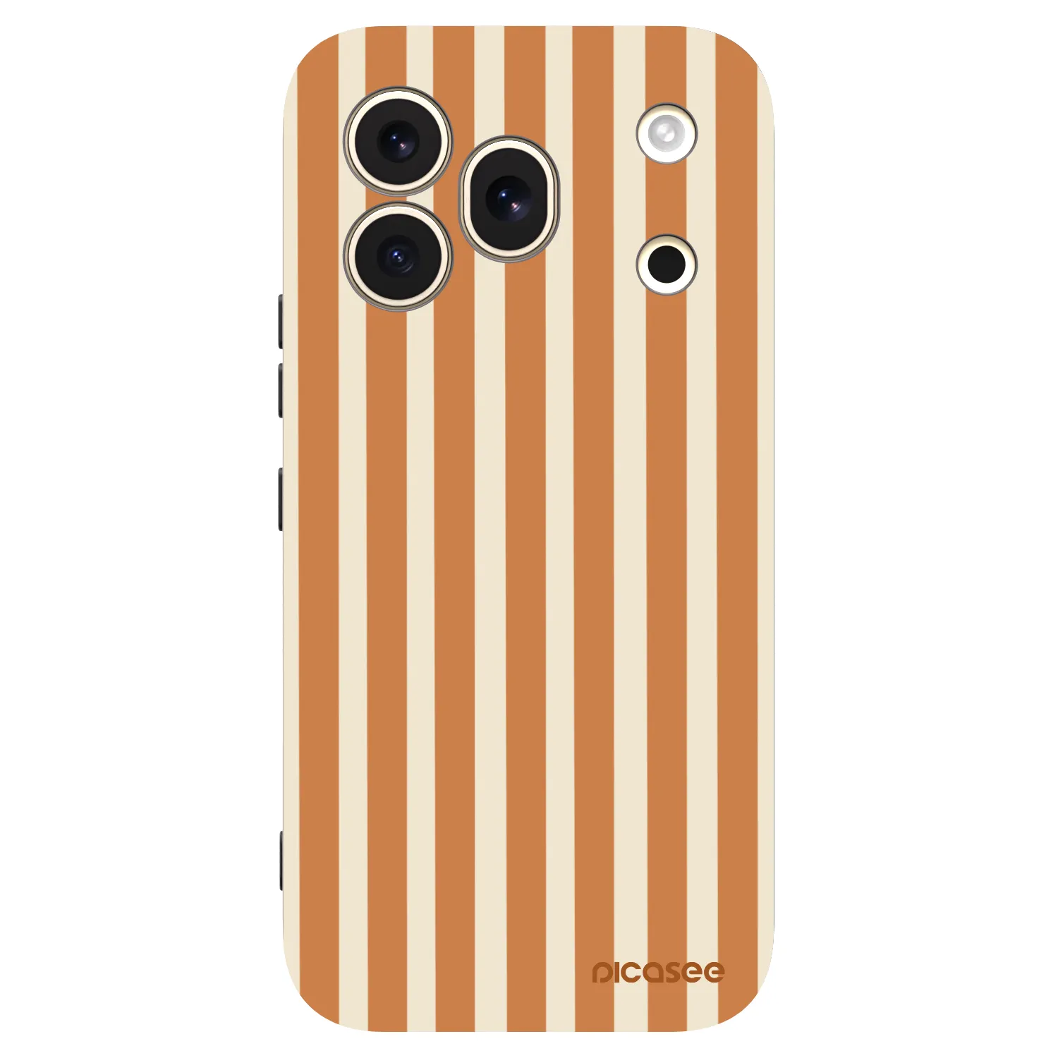 Picasee silikónový čierny obal pre Honor 600 Pro - Orange lines