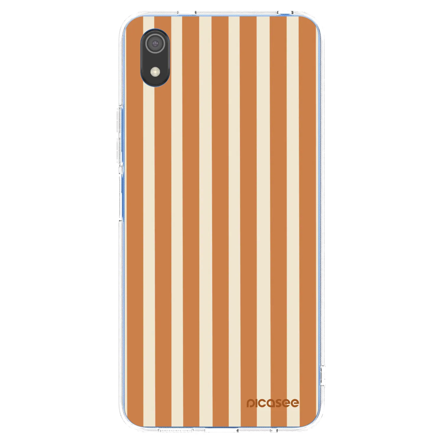 Picasee silikónový prehľadný obal pre Xiaomi Redmi 7A - Orange lines