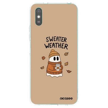 Picasee silikónový prehľadný obal pre Xiaomi Redmi 9AT - Sweater ghost