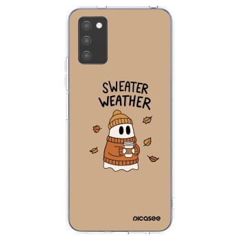 Obal pre Samsung Galaxy A02s A025G - Sweater ghost