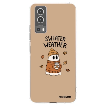 Picasee silikónový prehľadný obal pre Vivo Y72 5G - Sweater ghost