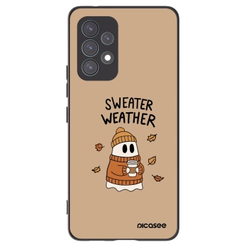 Picasee silikónový čierny obal pre Samsung Galaxy A53 5G A536 - Sweater ghost