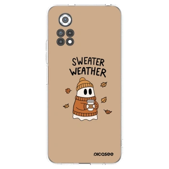 Picasee silikónový prehľadný obal pre Xiaomi Poco X4 Pro 5G - Sweater ghost