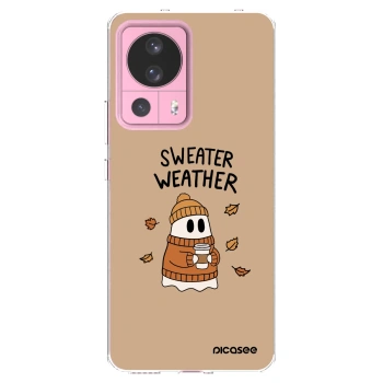 Picasee silikónový prehľadný obal pre Xiaomi 13 Lite - Sweater ghost