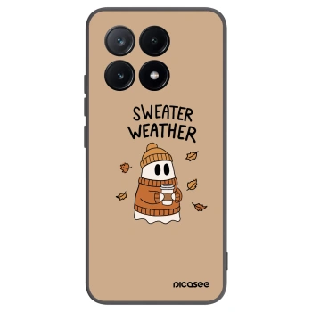 Picasee silikónový čierny obal pre Xiaomi Poco X6 Pro - Sweater ghost