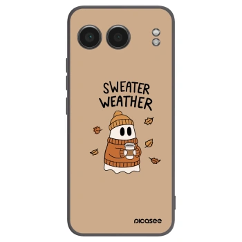 Picasee silikónový čierny obal pre OnePlus Nord 4 - Sweater ghost
