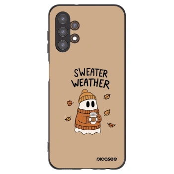 Picasee silikónový čierny obal pre Samsung Galaxy A13 5G - Sweater ghost