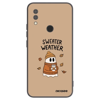 Picasee silikónový čierny obal pre Xiaomi Redmi 7 - Sweater ghost