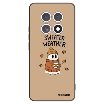 Picasee silikónový čierny obal pre Xiaomi Redmi Note 15 5G - Sweater ghost