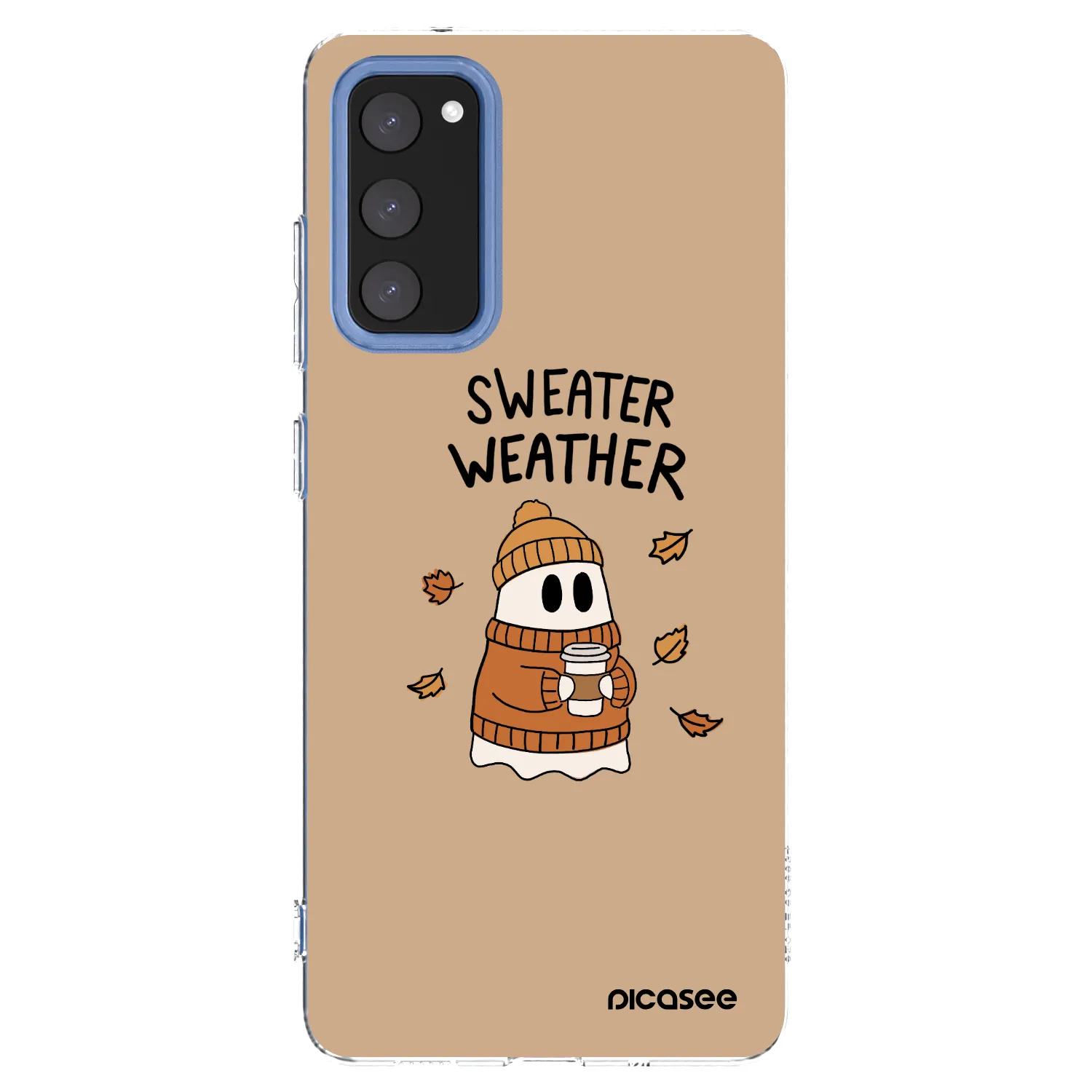 Picasee silikónový prehľadný obal pre Samsung Galaxy S20 FE - Sweater ghost