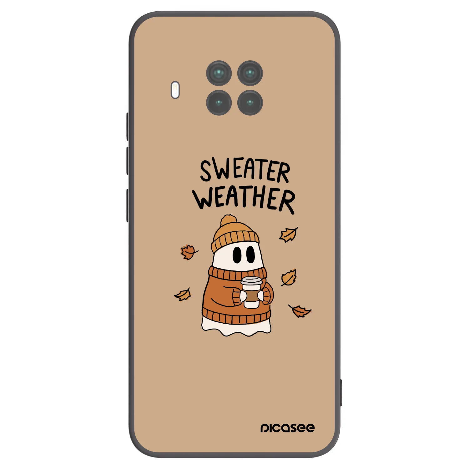 Picasee silikónový čierny obal pre Xiaomi Mi 10T Lite - Sweater ghost