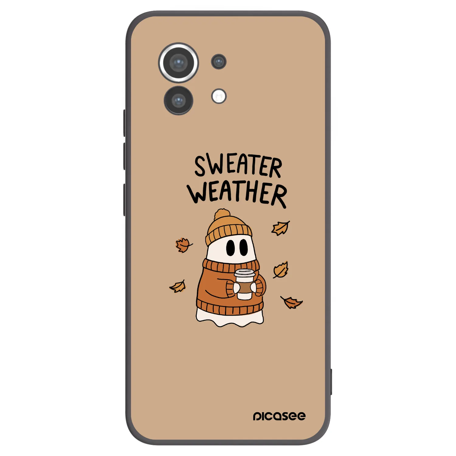 Picasee silikónový čierny obal pre Xiaomi Mi 11 - Sweater ghost