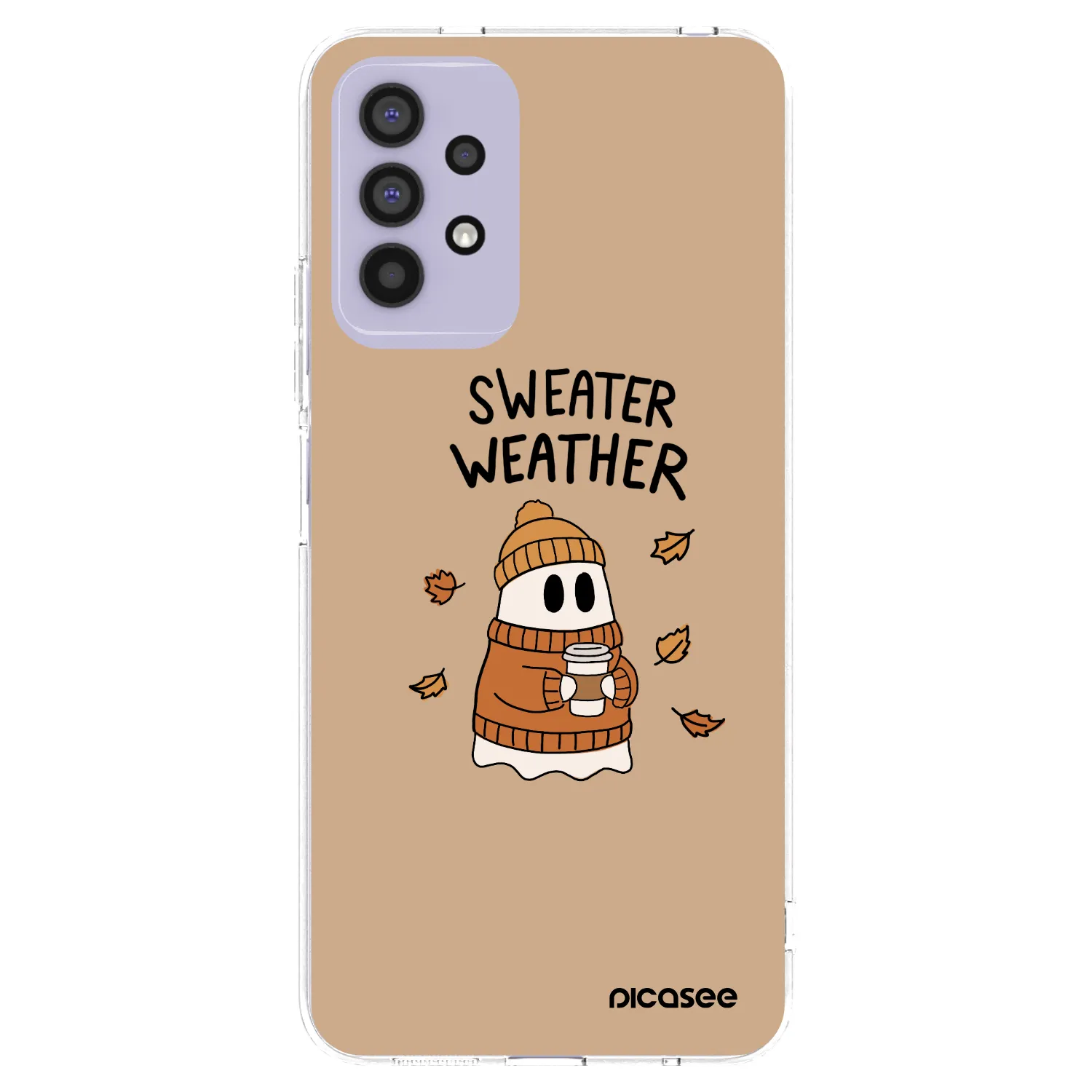 Picasee silikónový prehľadný obal pre Samsung Galaxy A32 4G SM-A325F - Sweater ghost