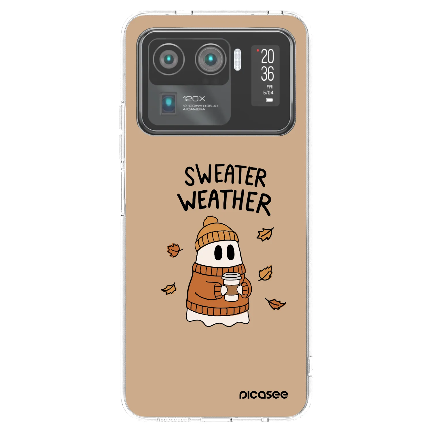 Picasee silikónový prehľadný obal pre Xiaomi Mi 11 Ultra - Sweater ghost